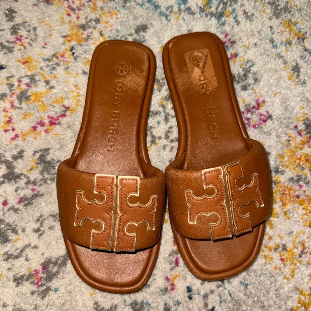 Tory Burch Women's Double T Sport Slides